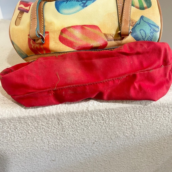 VNTG‎ Dooney Bourke Ice Cream Bars Popsicle Signature Barrel Satchel Bag Purse - Picture 8 of 16